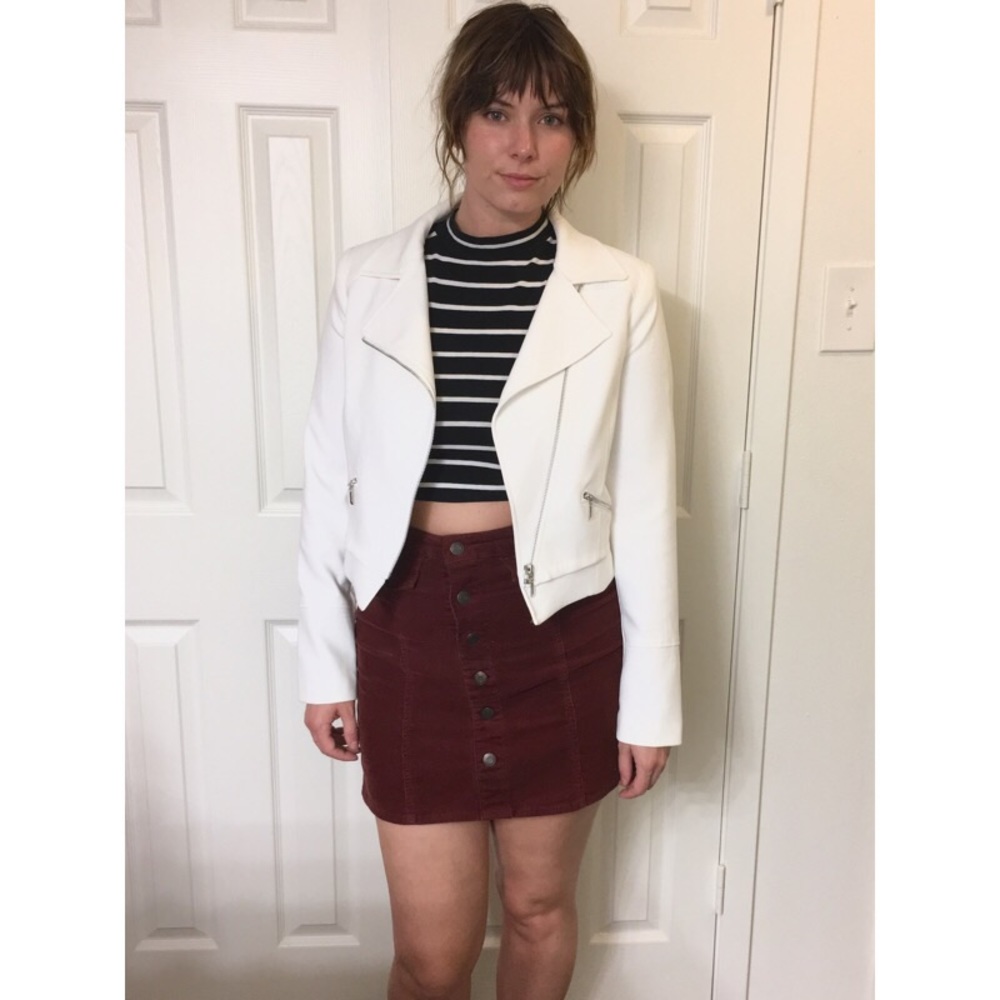 White House Black Market Moto Jacket